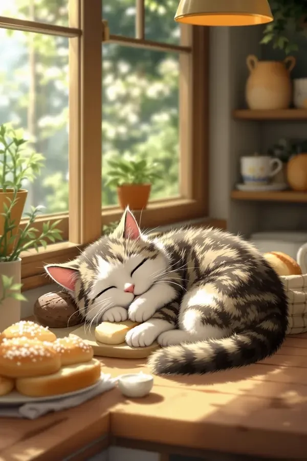 猫咪与面包店 - 动漫封面